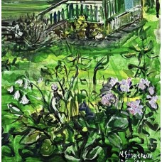 “Country House and Garden” – Original Ukrainian Landscape Painting, Acrylic on Canvas | Marina Stognieva “Country House and Garden” – Original Ukrainian Landscape Painting, Acrylic on Canvas | Marina Stognieva
